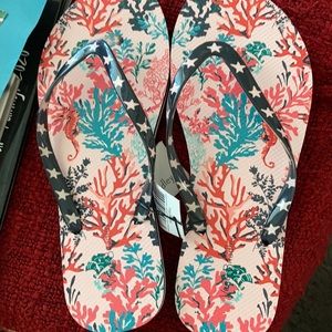 Vera Bradley flip flops. Brand new.,$13 each,30all